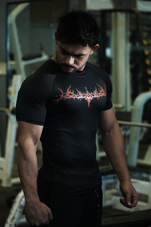 Wrathox Flame Flare Compression Tee