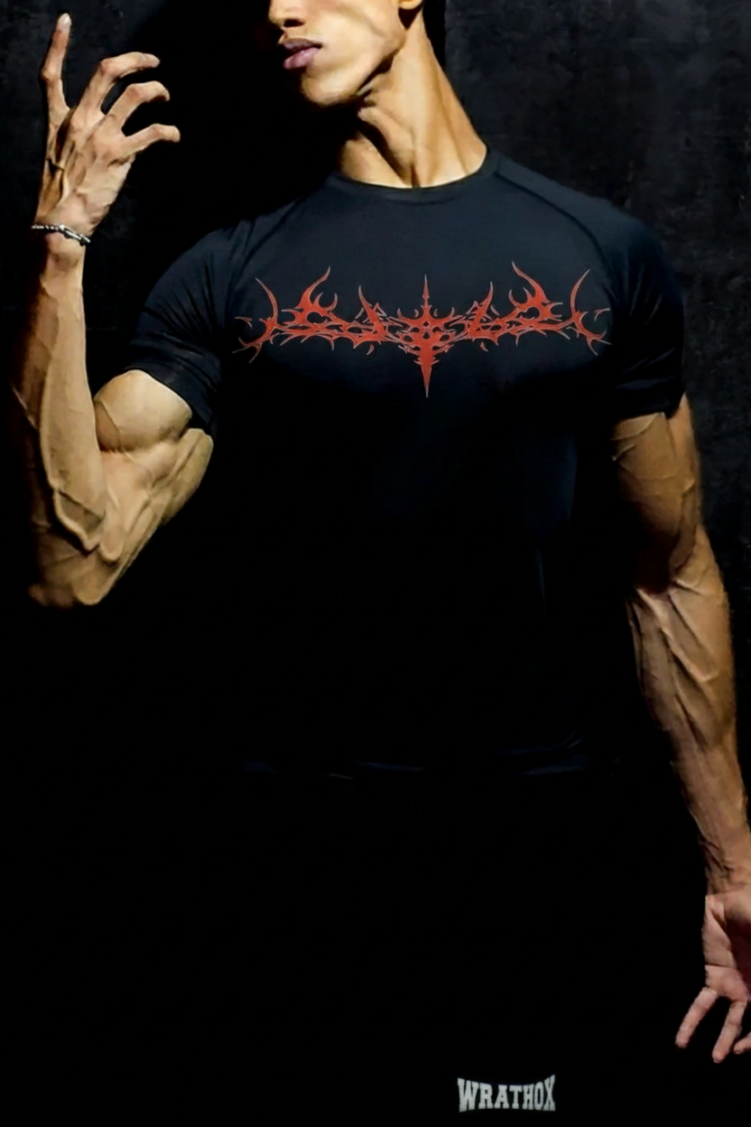 Wrathox Flame Flare Compression Tee